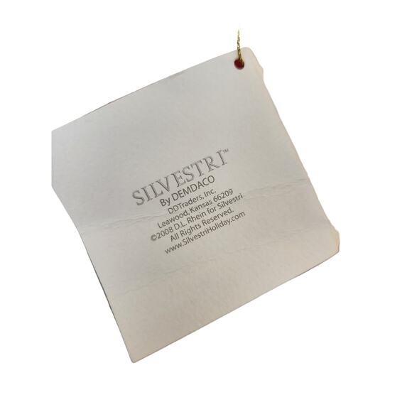 2008 R.L. Rhein for Silvestri by Demdaco Red Angel Tree Topper EUC - Picture 7 of 8